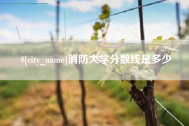 鹰潭消防大学分数线是多少