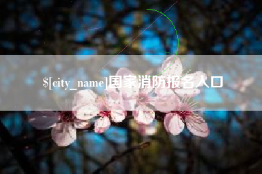 鹰潭国家消防报名入口