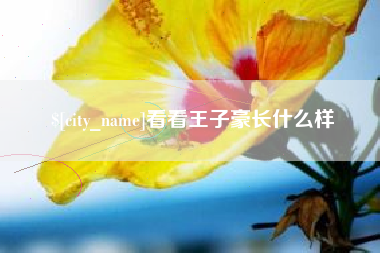 鹰潭看看王子豪长什么样