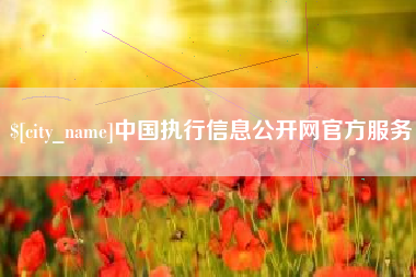 鹰潭中国执行信息公开网官方服务