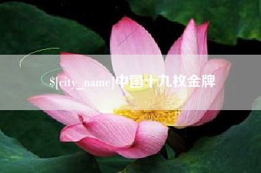 鹰潭中国十九枚金牌