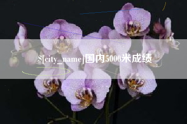 鹰潭国内5000米成绩