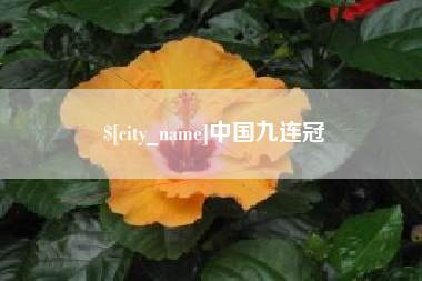 鹰潭中国九连冠