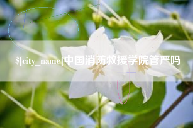 鹰潭中国消防救援学院管严吗