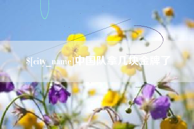 鹰潭中国队拿几块金牌了