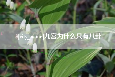 鹰潭九宫为什么只有八卦