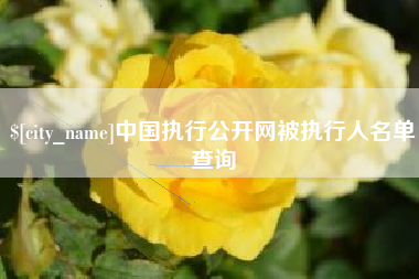 鹰潭中国执行公开网被执行人名单查询