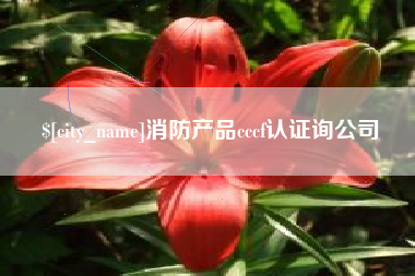 鹰潭消防产品cccf认证询公司