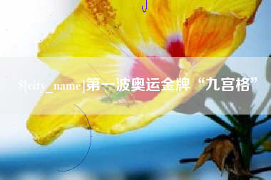 鹰潭第一波奥运金牌“九宫格”