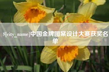 鹰潭中国金牌图案设计大赛获奖名单
