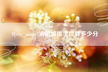 鹰潭消防救援学院要多少分